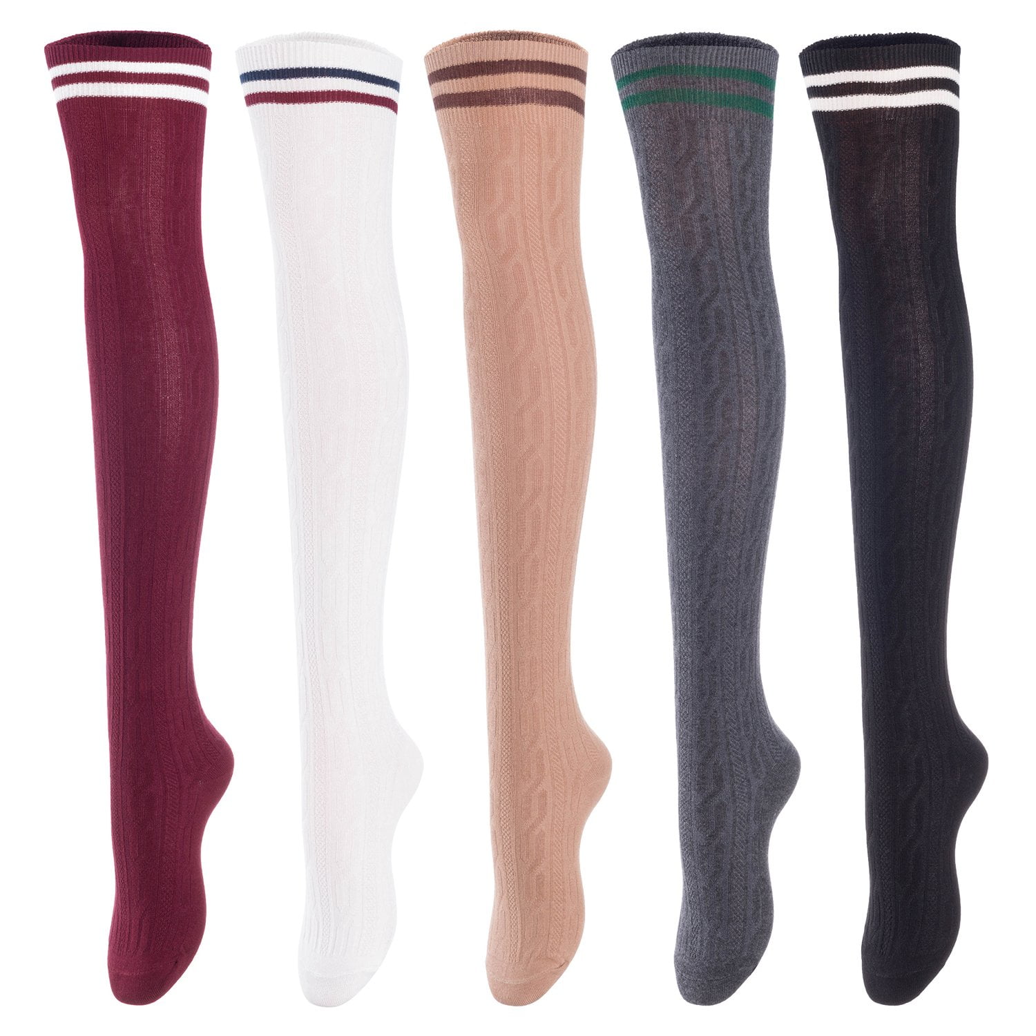 Soft Unique Lovely Annie Big Girl's Women's 5 Pairs Incredible Durable Super Soft ...