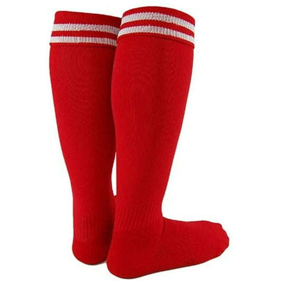 Lovely Annie Boys' 1 Pair Knee High Sports Socks for Baseball/Soccer/Lacrosse 002 S Red