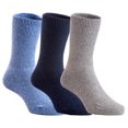 thumbnail image 1 of Lovely Annie Children 6 Pairs Thick & Warm Wool Crew SocksComfy & Durable for All Seasons CGF Plain Size 0M-1Y Assorted Boy, 1 of 4