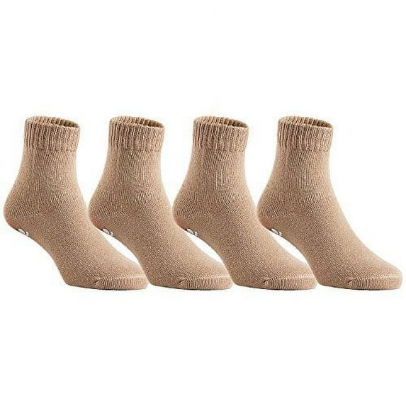 Lovely Annie Baby Girl's 4 Pairs Pack Non Slip Pure Cotton Socks 1Y-3YAssorted
