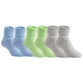 thumbnail image 1 of Lovely Annie Children's 6 Pairs Superior Quality Cotton Socks - Fascinating and Refined Crew Socks Size 1Y-3Y Random Boy Colors, 1 of 3