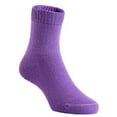 thumbnail image 1 of Lovely Annie Girls Children 4 Pairs Pack Non Slip Pure Cotton Socks 3Y-5Y(Purple), 1 of 2