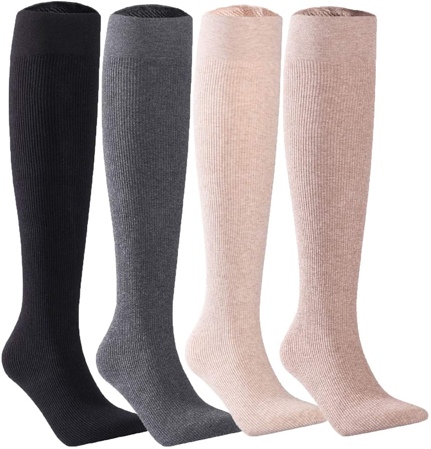 Lovely Annie Incredible Women's Thigh High Cotton Boot Socks L1888 Size ...