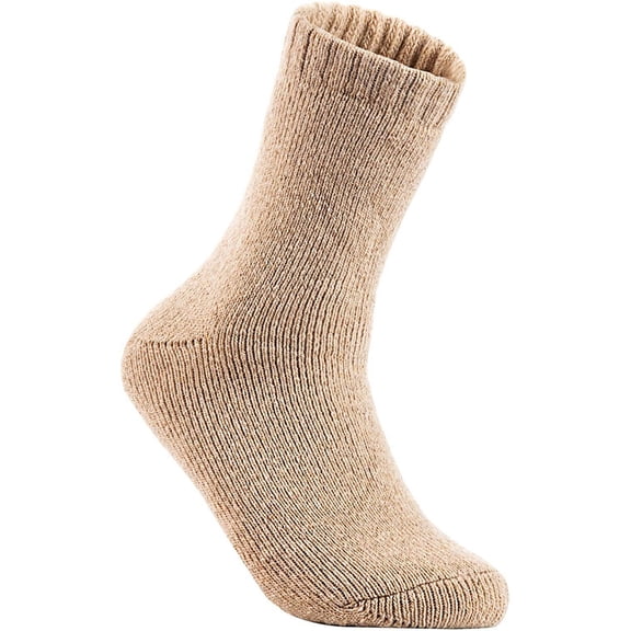 Lovely Annie Men's 1 Pair Extra Thick Wool Socks Solid Size 8-11