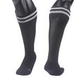 thumbnail image 1 of Lovely Annie Unisex 2 Pairs Knee High Sports Socks Striped 003 Size XXS/XS/S/M, 1 of 1