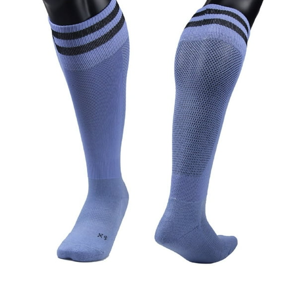 Lovely Annie Unisex Children 1 Pair Knee High Sports Socks for Baseball/Soccer/Lacrosse SLight Blue