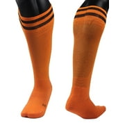 Lovely Annie Unisex Children 1 Pair Knee High Sports Socks for Baseball/Soccer/Lacrosse XS(Orange)