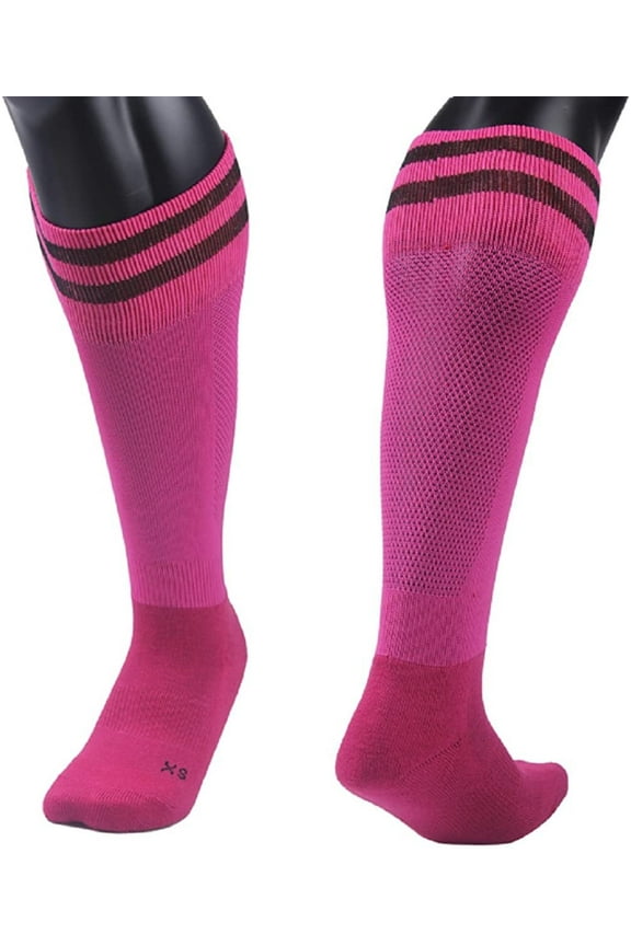 Unisex Children 2 Pairs Knee High Sports Socks for Baseball/Soccer/Lacrosse 003 MRose