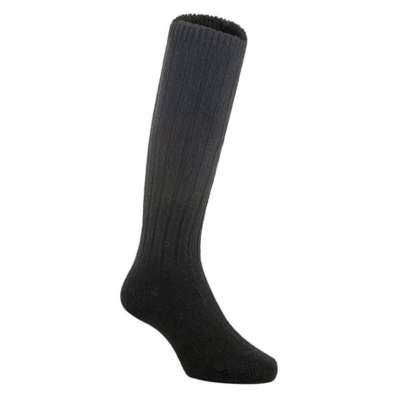 Lovely Annie Unisex Children 3 Pairs Knee Length Wool Socks Size 0-2Y(Black)