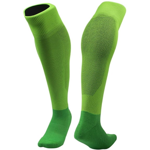 Lovely Annie Women's 1 Pair Knee High Sports Socks for Baseball/Soccer/Lacrosse 005 M(Green)