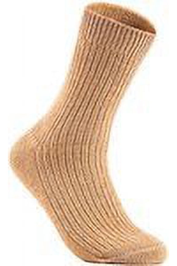 Women's 1 Pair Wool Knitted Socks One Size 6-9 (Beige)