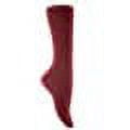 Lovely Annie Women's 2 Pairs Knee High Crew Wool Socks Size 6-9 (Wine)