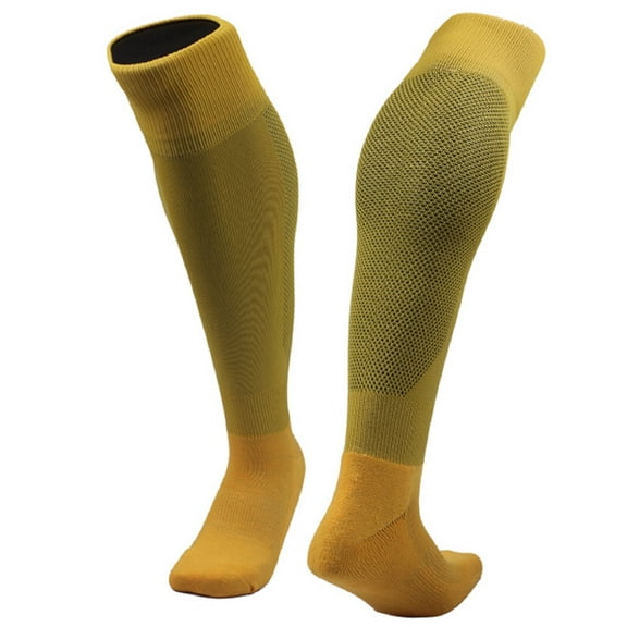 Lovely Annie Women's 2 Pairs Knee High Sports Socks for Baseball/Soccer/Lacrosse 005 M(Yellow)