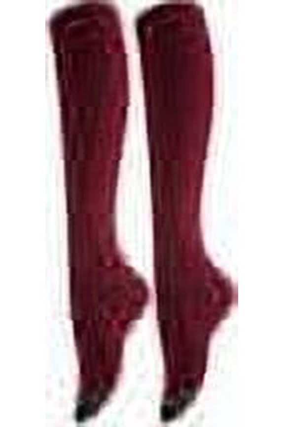 Women's 2 Pairs Pack Knee High Cotton Boot Socks 6-9(Wine)