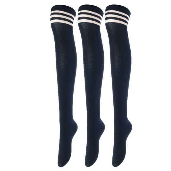 Lovely Annie Women's 3 Pairs Cute Knee High Cotton Socks.