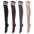 thumbnail image 1 of Lovely Annie Women's 4 Pairs Cute Knee High Cotton Socks., 1 of 3