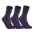 thumbnail image 1 of Lovely Annie Women's Girl's 3 Pairs Stylish Knee High Wool Socks. Lightweight, Cozy, Thick, Warm, Breathable & Absorbent Size 2.5-7 HR157237 (Purple), 1 of 6