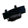 thumbnail image 1 of Lovely Antennae Hairpiece Headband with Bangs, Baby Cosplay Toupee Hairband for Newborns New Year Hair Accessories, 1 of 8