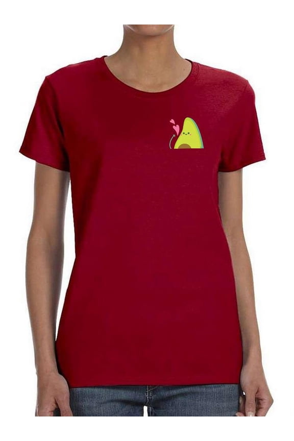 Lovely Avocado T-Shirt Women -Smartprints Designs, Female Medium