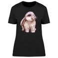 thumbnail image 1 of Lovely Baby Rabbit Sketch T-Shirt Women -Image by Shutterstock, Female XX-Large, 1 of 2