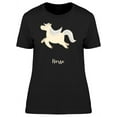 thumbnail image 1 of Lovely Beige Horse Cartoon T-Shirt Women -Image by Shutterstock, Female x-Large, 1 of 2