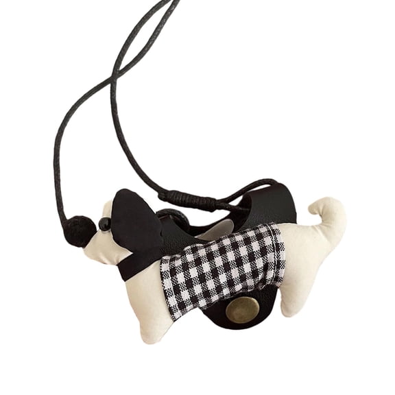 Lovely Birthday Hat Bear Dog Shaped Sunglass Strap Necklace User Friendly Leather Chain For Casual Outfits