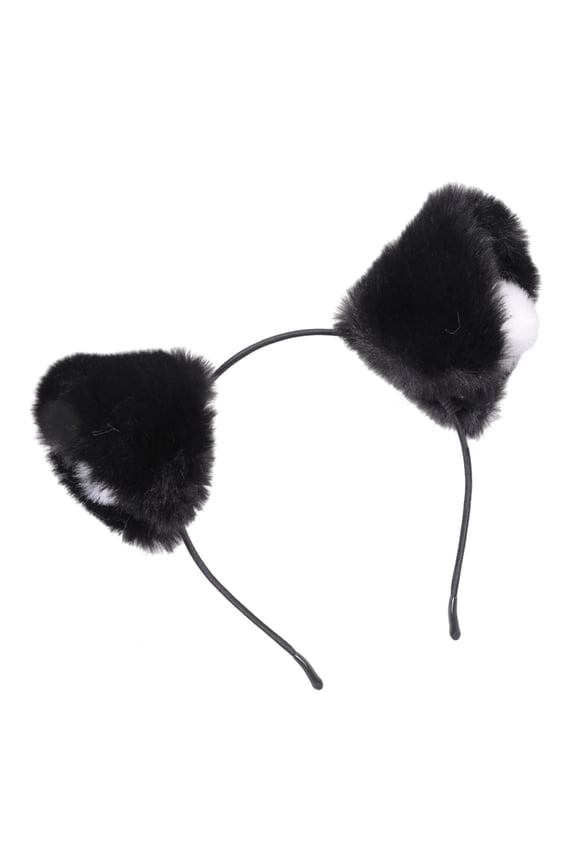 Lovely Black Cats Ear Hairband Lightweight Comfortable For Anime Role Play