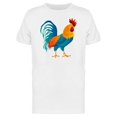 thumbnail image 1 of Lovely Blue Yellow Rooster Tee Men's -Image by Shutterstock, 1 of 2