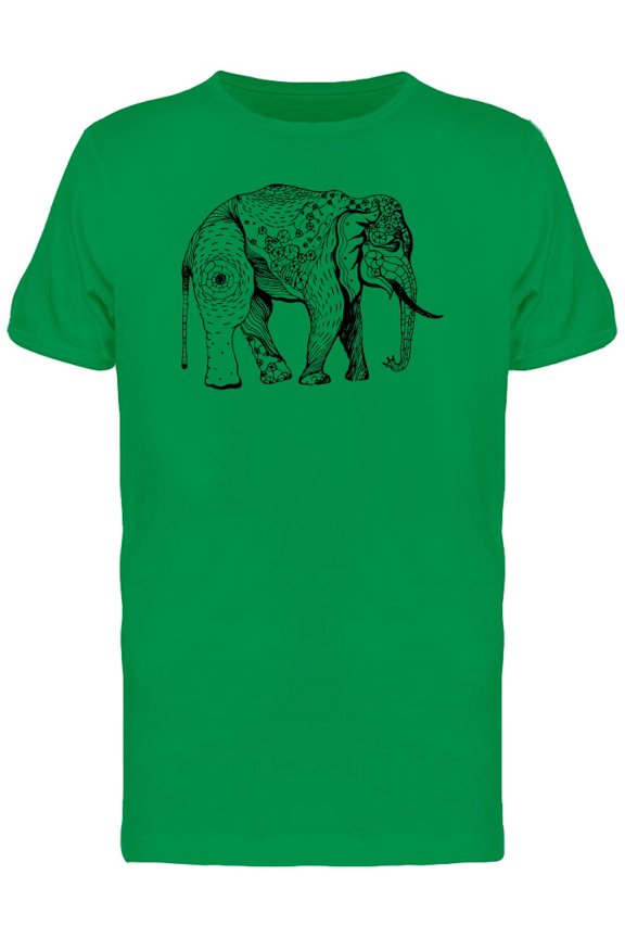 Lovely Boho Ethnic Elephant Tee Men's -Image by Shutterstock