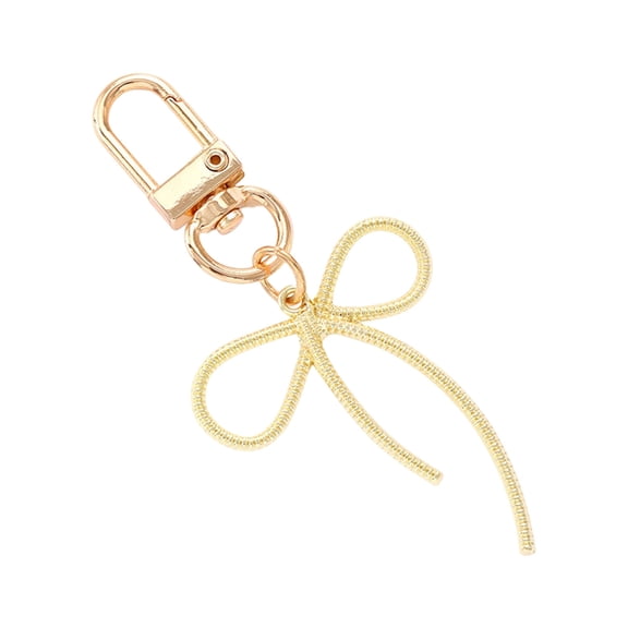 Lovely Bows Keychain Bowknot Bag Charm Metal Keyring Handbag Pendant