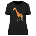 thumbnail image 1 of Lovely Cartoon Giraffe T-Shirt Women -Image by Shutterstock, Female x-Large, 1 of 2