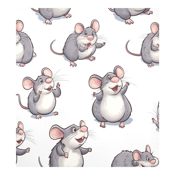 Lovely Cartoon Rat Magnetic Dishwasher StickerSingle-sided Printing, Personalized DIY, Beautiful and Practical Home Kitchen Decorations2316in.