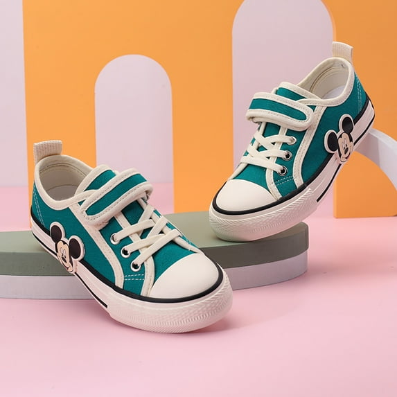 Lovely Casual Kids Canvas Shoes Kindergarten Girls Auti-silp Flat Shoes Fashionable Y2K Dancing Sports Shoes