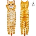 thumbnail image 1 of Lovely Cat Hand Towels Long Cat Shape Wipe Handkerchiefs Towel Bath D2S3, 1 of 1