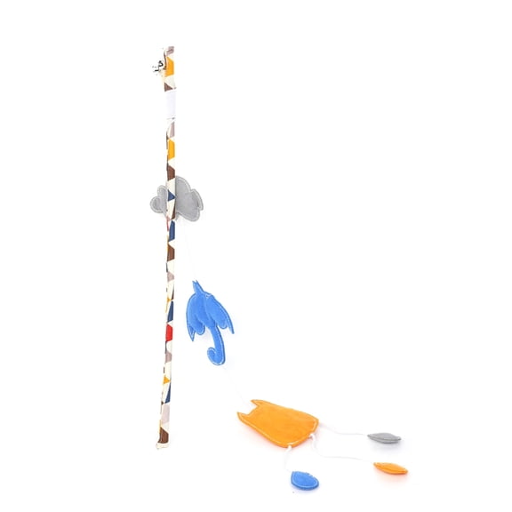 Lovely Cat Wand Toy Beautiful Cat Wand Cat Tassel Toy with Bells