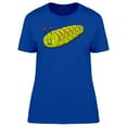 thumbnail image 1 of Lovely Caterpillar Worm Cartoon T-Shirt Women -Image by Shutterstock, Female Large, 1 of 2