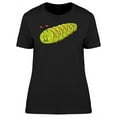 thumbnail image 1 of Lovely Caterpillar Worm Cartoon T-Shirt Women -Image by Shutterstock, Female Small, 1 of 2