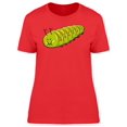 thumbnail image 1 of Lovely Caterpillar Worm Cartoon T-Shirt Women -Image by Shutterstock, Female XX-Large, 1 of 2