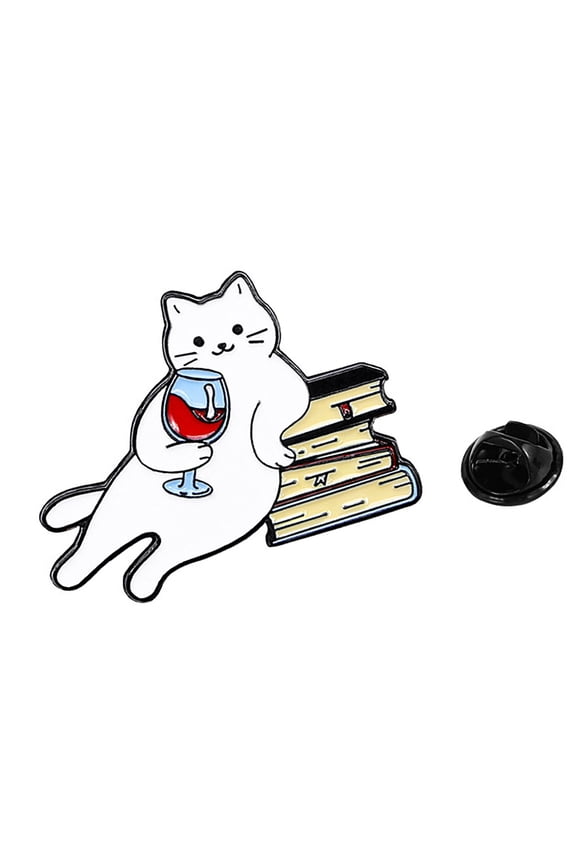 Lovely Cats Cartoon Lapel Pin Metal Brooch for Clothing Accessories Bag Decoration Perfect Gift for Cats Lovers