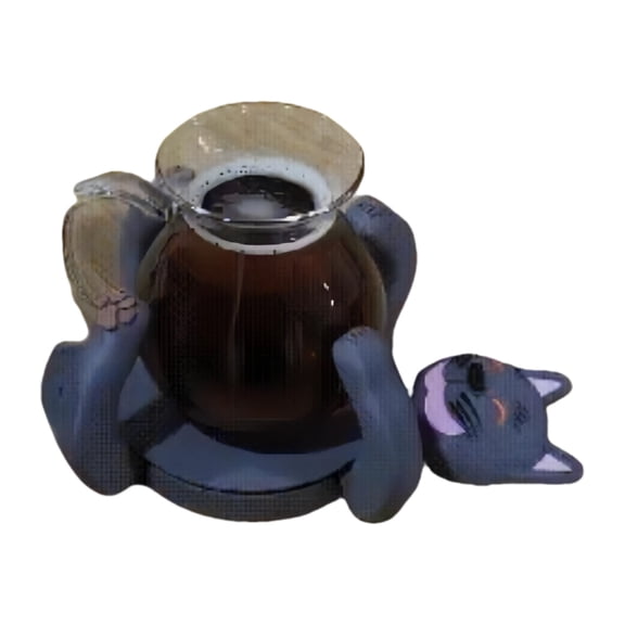 Lovely Cats Coasters Cup Holder Desk Decoration Funny Heat Insulation Tabletop Drink Coasters for Coffee and Milk Cup