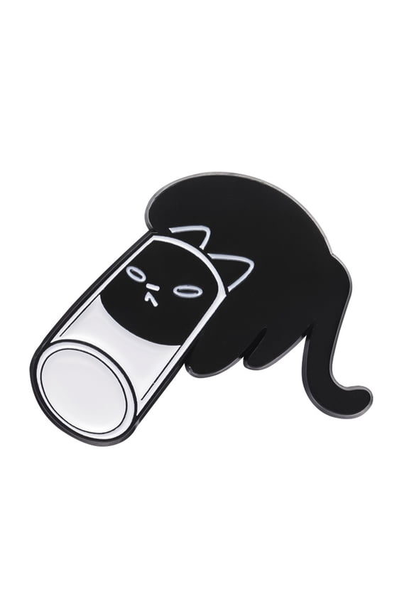 Lovely Cats Pattern Pins Adorable Cartoon Designs Brooches Sturdy Alloy Suitable for Various Outfits