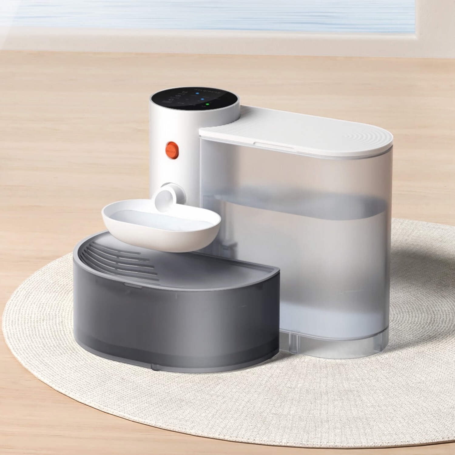 Lovely Caves Wireless Filter Free Cat Water Fountain