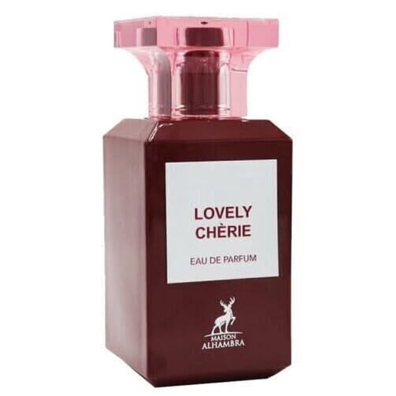 Lovely Cherie Eau de Parfum Spray 80ml (2.7 oz) by Maison Alhambra (Velvet Pouch)