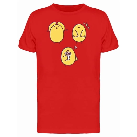 Lovely Chicken Cartoon Tee Men's -Image by Shutterstock