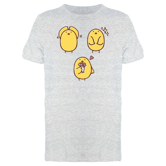 Lovely Chicken Cartoon T-Shirt Men -Image by Shutterstock, Male x-Large