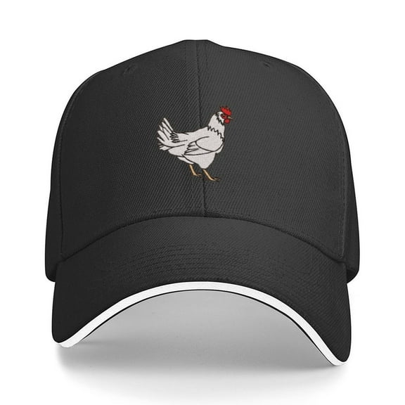 Lovely Chicken Print Baseball Cap Adjustable Strap for Running Workouts and Outdoor Activities All Seasons,Made In USA,Adult One Size Fits All