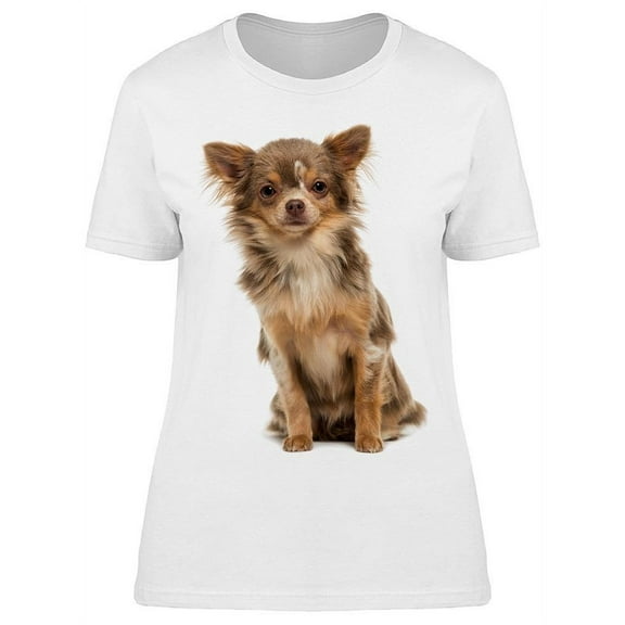 Lovely Chihuahua, Sitting T-Shirt Women -Image by Shutterstock, Female Medium