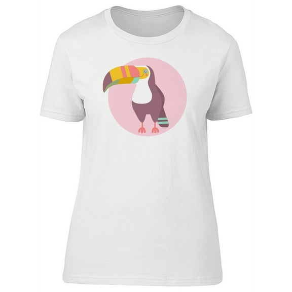 Lovely Colorful Toucan Bird T-Shirt Women -Image by Shutterstock, Female XX-Large
