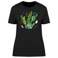 thumbnail image 1 of Lovely Colorful Tropical Birds T-Shirt Women -Image by Shutterstock, Female Large, 1 of 2