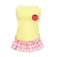 thumbnail image 1 of Lovely Cotton Pet Dress - Good Elasticity Skirt with Fashionable Letter Embroidery for Spring, 1 of 8